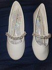 New Girl Stella Edelman Off-White Flats With Rhinestone &  Pearl Details Size 3  — photo 2