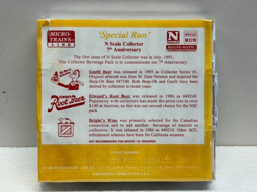 N Scale Micro Trains MTL Special Run 98-25 Beverage Wood Reefer 3-Pack - Picture 3 of 3