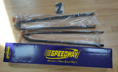 Speedway 916-45110 32 Inch Classic Radius Rods Plain Steel