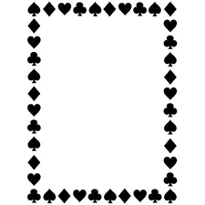 #7  Darice Embossing Folder Essentials  " SUITES BORDER   " 1218-112