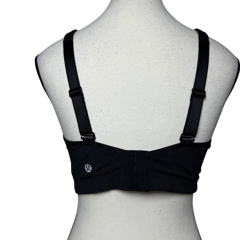 Lululemon Athletics Black Sports Bra 36DD High Support Adjustable Straps Active - Image 3 of 4