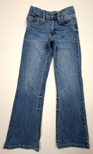Cody James Boys Size 8 Bootcut Blue Jeans Adjustable Waist Western Light Wash