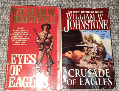 Eagles Series William W Johnstone Cowboys Western lot of 2