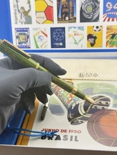MONTEGRAPPA ZERO FIFA BRAZIL FOUNTAIN PEN 14K  M NIB NEW 72 out 100 MRSP $1435
