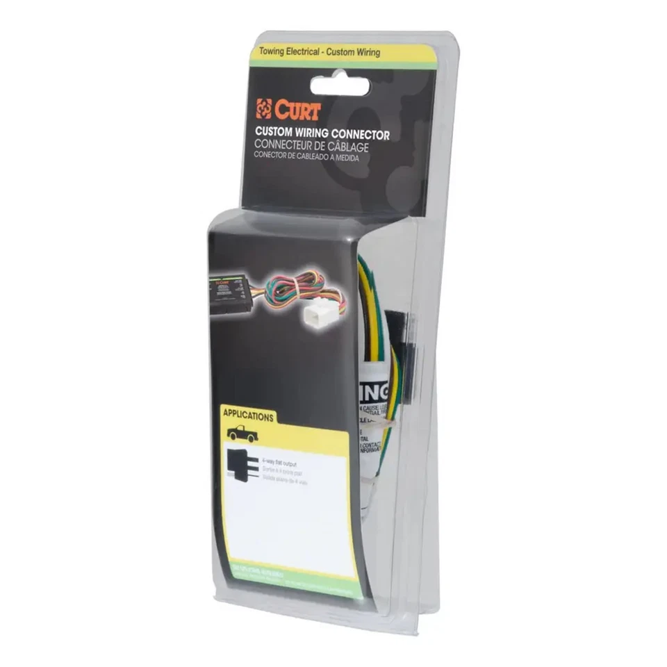 55336 Curt T Connector cupé para Honda Pilot Acura MDX CR-V Odyssey Element CL Foto 3 de 3