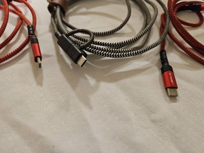 Native Union Belt Cable Universal 6.5ft (MFi) + JSAUX USB C to USB A 3.1A  ...