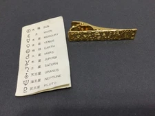 Solar System / Planetary Tie Bar Unique Vintage Design 2" Long