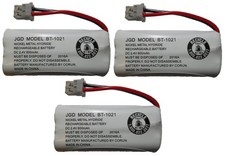 3 PCS High Capacity Rechargeable Replacement Battery BT1021 Fits Uniden Phone