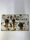 Vintage Tennessee Valley Authority Retired Decommissioned Porcelain Sign TVA