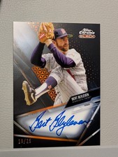 2021 Topps Chrome Black - Auto Bert Blyleven #CBA-BBL Orange Refractor /25