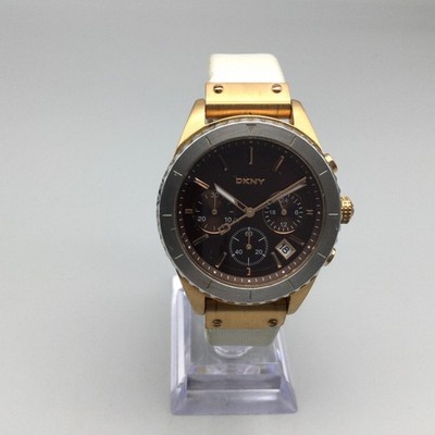 DKNY ladies chronograph stainless steel sporty watch NEW BATTERY Watch Battery for DKNY NY1350 - Big Apple Watch main image 4