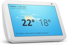 Image of AMAZON ECHO SHOW 8 1ST GENERATION SMART SPEAKER TV DISPLAY & ALEXA - SANDSTONE