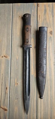 WW11 German Mauser K98 Bayonet With metal  Scabard Manufactured 1935