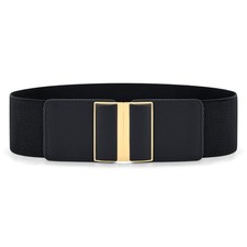WHIPPY Women Wide Elastic Belt Stretchy Thick Belts for Women Dresses Ladies ...