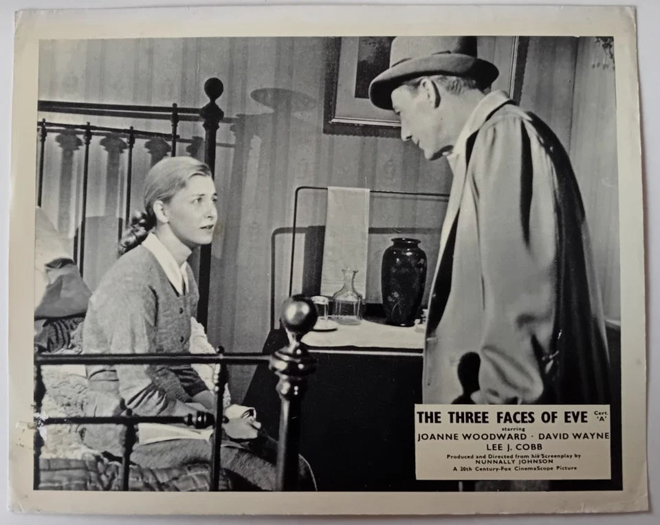 ORIGINAL LOBBY CARD THE THREE FACES OF EVE Joanna Woodward - Image 1 of 1