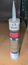 GE Advanced Silicone Caulk for Kitchen & Bathroom Waterproof 10 oz Clear Sealant