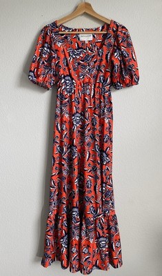 Smith And Quinn Lucy Auburn University Floral Tailgate Collegiate Dress Small