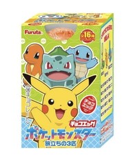 Pokémon Furuta, Choco Egg Blind Box, Tabidachi no 3biki, 20g, S3 unopened