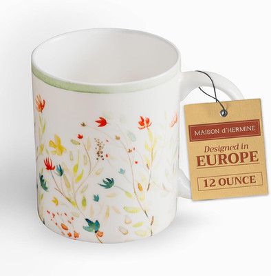 Coffee Mug with Handles Fine Bone China Mugs Pack of One Tea