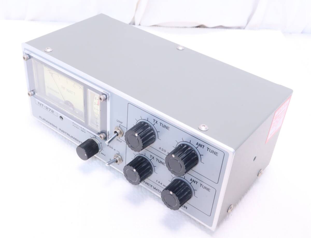 希少 クラニシ NT-272 144/430MHz アンテナチューナー 希少 クラニシ NT-272 144/430MHz アンテナチューナー