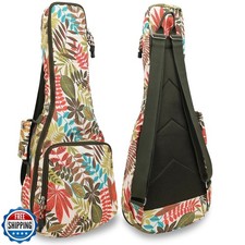 Premium 26" Ukulele Case, 10mm Back Panel Padded,Adjustable Strap