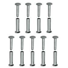 9 Sets Kitchen Knife Handle Screw Fixing Rivet Nuts Chef Knives Cutter Wooden...