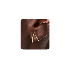 MUMREUES Gold Earrings for Women Trendy 14K Plated 0.55", Aurora 