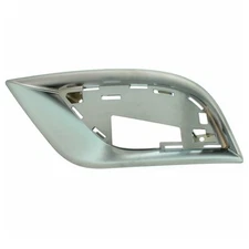 For 17-19 Grand Cherokee Front Bumper Grille Trim Satin Bezel Molding Left Side