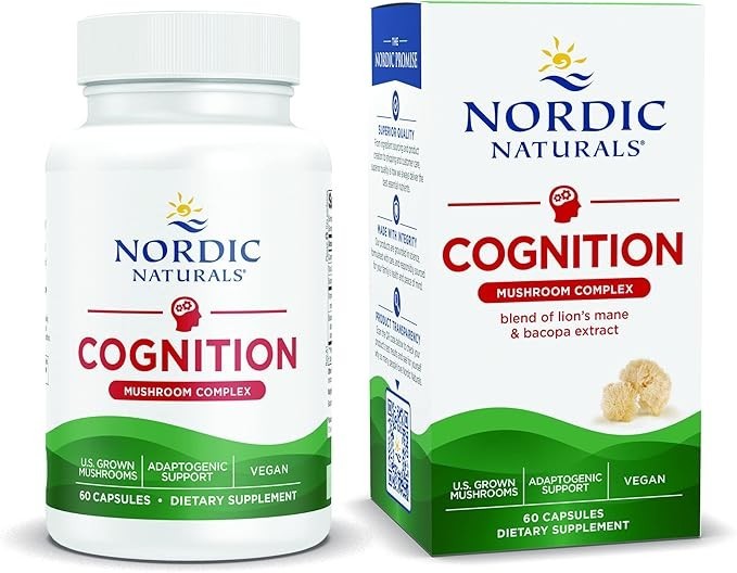 Nordic Naturals Cognition Mushroom Complex - 60 Capsules