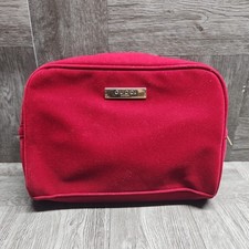 Gucci Parfums Red Velvet Cosmetic Pouch Authentic Make Up Bag