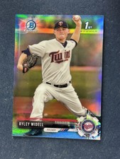 2017 Bowman Chrome Light Blue Refractor Ryley Widell Twins /399 RC