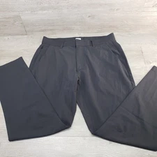 FABLETICS The Only Pant - Men's Modern Slim Fit Black Size 31x30 Golf Tech
