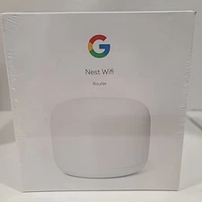 Google Nest WiFi Mesh AC2200 Router Dual-band (2.4/5GHz)- Snow, New and Sealed
