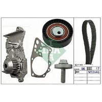 Wasserpumpe + Zahnriemensatz FüR Dacia Dokker 1.6 12 Bis 15 INA QualitäT K7M828
