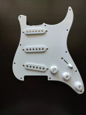 SSS Guitar Loaded Pickguard & 3 Single Coil Pickup  for Strat ST Guitar