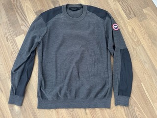 Original Canada Goose Herren Strickpullover Pullover XL dunkelgrau Top Zustand