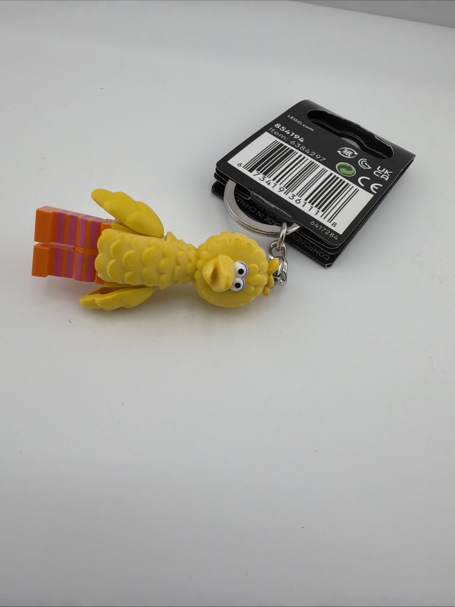 LEGO Sesame Street - Big Bird Keychain Minifigure - 854194 - New w