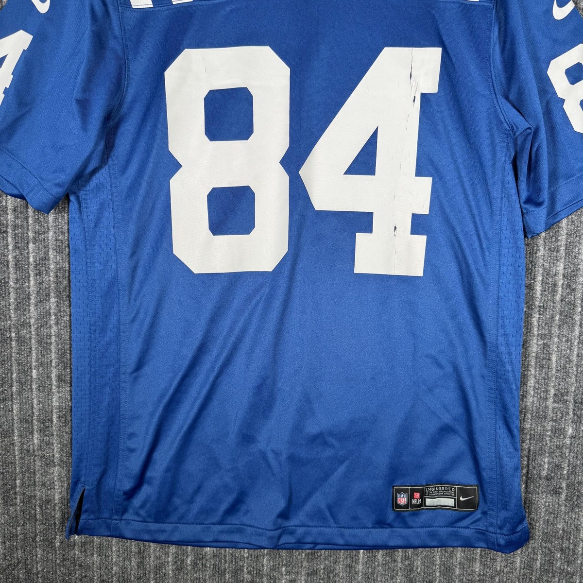Indianapolis Colts Jersey Mens Medium Blue NFL Football Warren 84