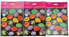 Vintage American Greetings Halloween Stickers 3 Packs 12 Sheets