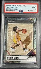 2024 Panini Caitlin Clark Collection Donruss Caitlin Clark #12 Vortex /399 (RC)