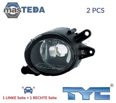 19-0228-01-2 NEBELSCHEINWERFER PAAR SET TYC 2PCS FÜR AUDI A4,B7,B6