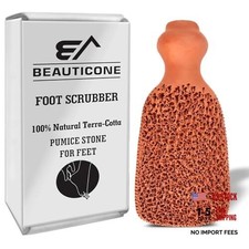 100% Natural Terracotta Pumice Stone for Feet...