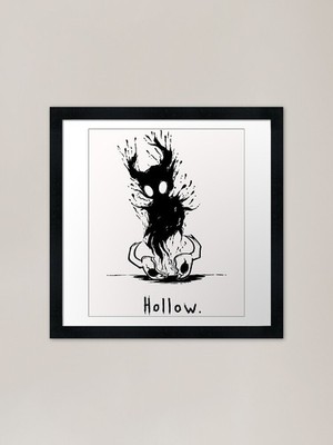 Hollow Void Hollow Knight gerahmt Ar gerahmt Wandbild Poster Leinwanddruck Bild