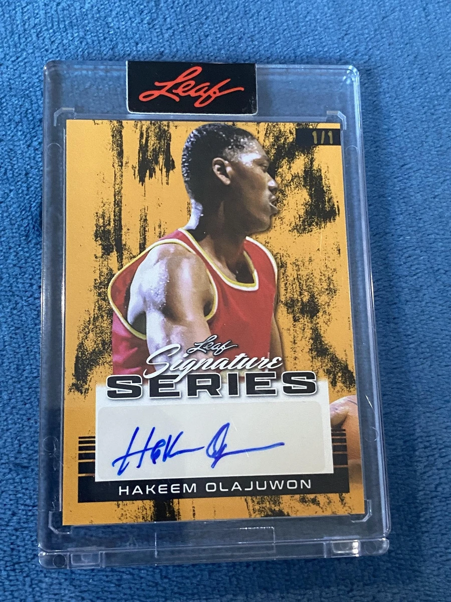 Hakeem Olajuwon Autograph Basketball Cards for sale | eBay