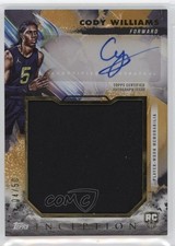 2024-25 Topps Inception Rookie Jumbo Relic Holo Gold /50 Cody Williams Auto j8o