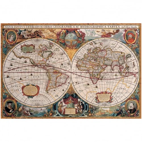 Puzzle - Antique World Map - 2000 Pieces - Image 2 of 3