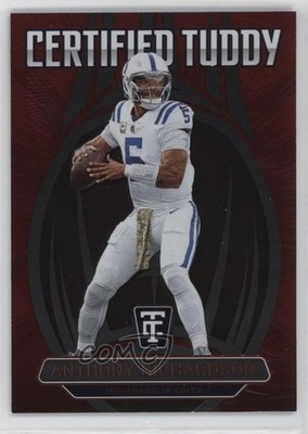 2024 Panini Totally Certified Tuddy Mirror Red /249 Anthony Richardson #24 1ug3