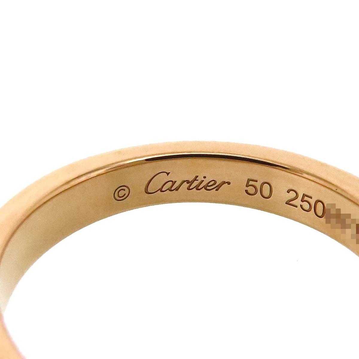 Fede nuziale CARTIER C de Cartier #50 B4086450 Au750 (K18PG) donna