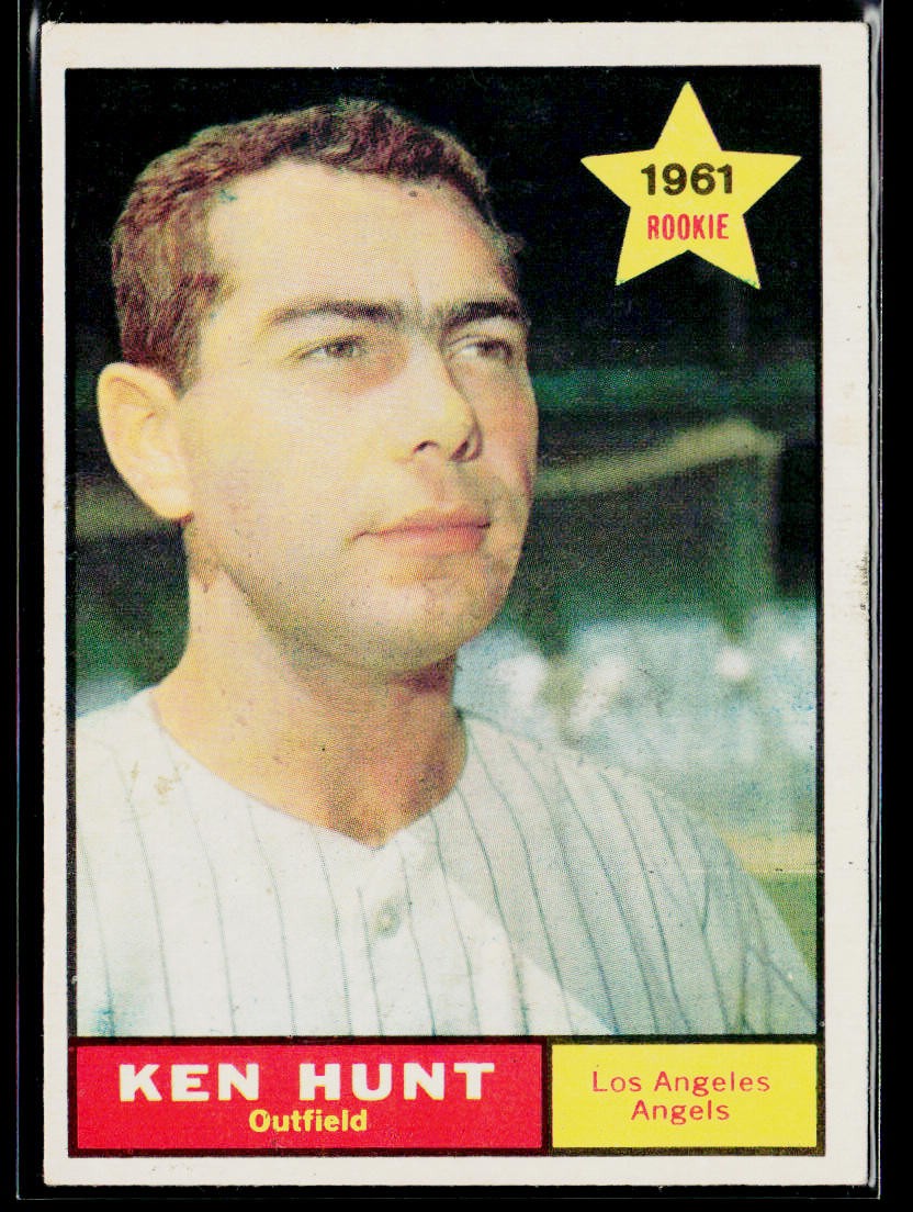 Ken Hunt 1961 Topps #156 RC Los Angeles Angels