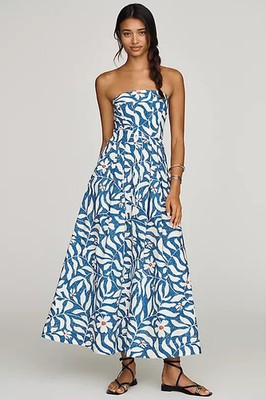 Anthropologie - Maeve Strapless Waisted Maxi Dress - Sale OFF